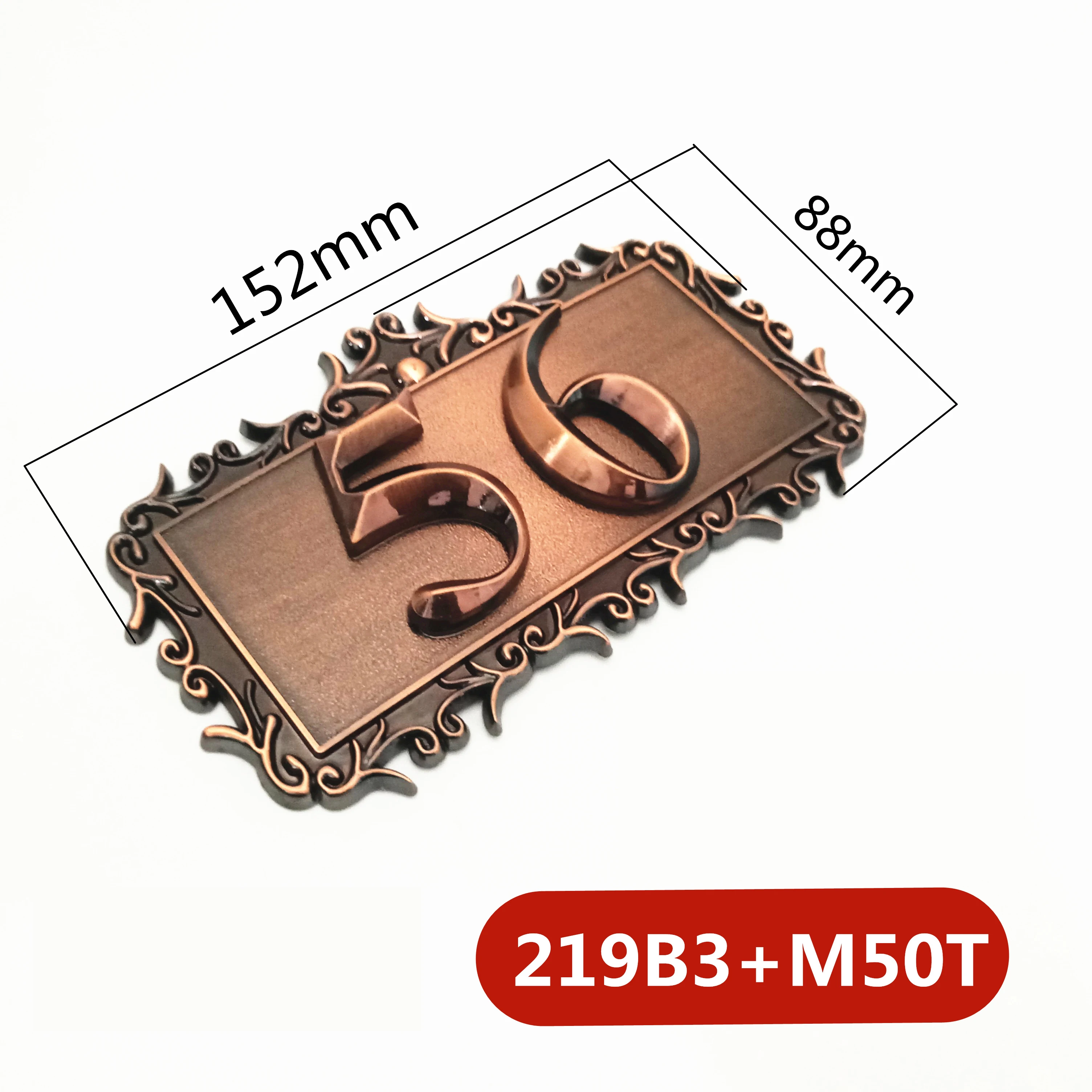 Two Digits ABS Plastic Imitation Metal Bronze House Number Custom Sign Door Number Sticker For Hotel Apartment Door Plate
Two Digits ABS Plastic Imitation Metal Bronze House Number Custom Sign Door Number Sticker For Hotel Apartment Door Plate
