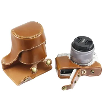 New Luxury Leather Camera bag Case For Canon EOS M10 EOS M100 M200 PU Leather case Cover With Battery Opening+shoulder strap
New Luxury Leather Camera bag Case For Canon EOS M10 EOS M100 M200 PU Leather case Cover With Battery Opening+shoulder strap