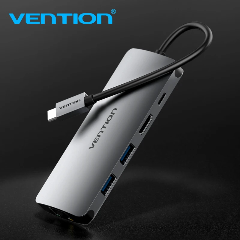 Vention Thunderbolt 3 Adapter USB Type C to USB 3.0 HUB HDMI VGA PD Converter for MacBook samsung S9 huawei p20 pro USB-C HUB
Vention Thunderbolt 3 Adapter USB Type C to USB 3.0 HUB HDMI VGA PD Converter for MacBook samsung S9 huawei p20 pro USB-C HUB