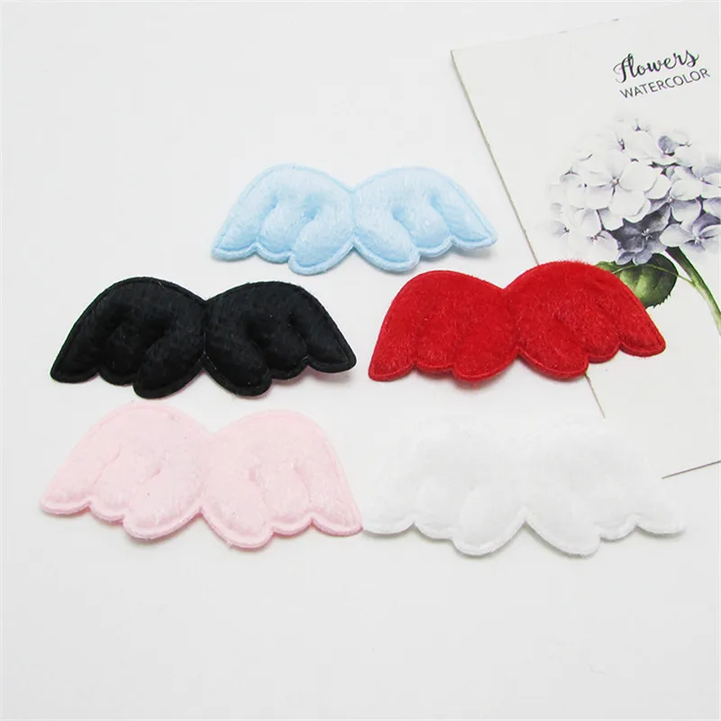 5x2.2cm 30pcs/lot furry felt Angel wing appliques for clothing DIY handmade Children Hair Accessories and Clothes Sewing
5x2.2cm 30pcs/lot furry felt Angel wing appliques for clothing DIY handmade Children Hair Accessories and Clothes Sewing