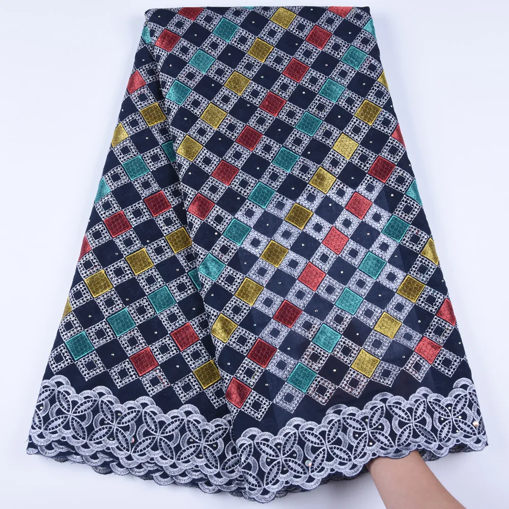 2019 Latest Swiss African Cotton Lace Fabric High Quality Swiss Voile Lace In Switzerland With Stones For Every Dress Sews F1671
2019 Latest Swiss African Cotton Lace Fabric High Quality Swiss Voile Lace In Switzerland With Stones For Every Dress Sews F1671