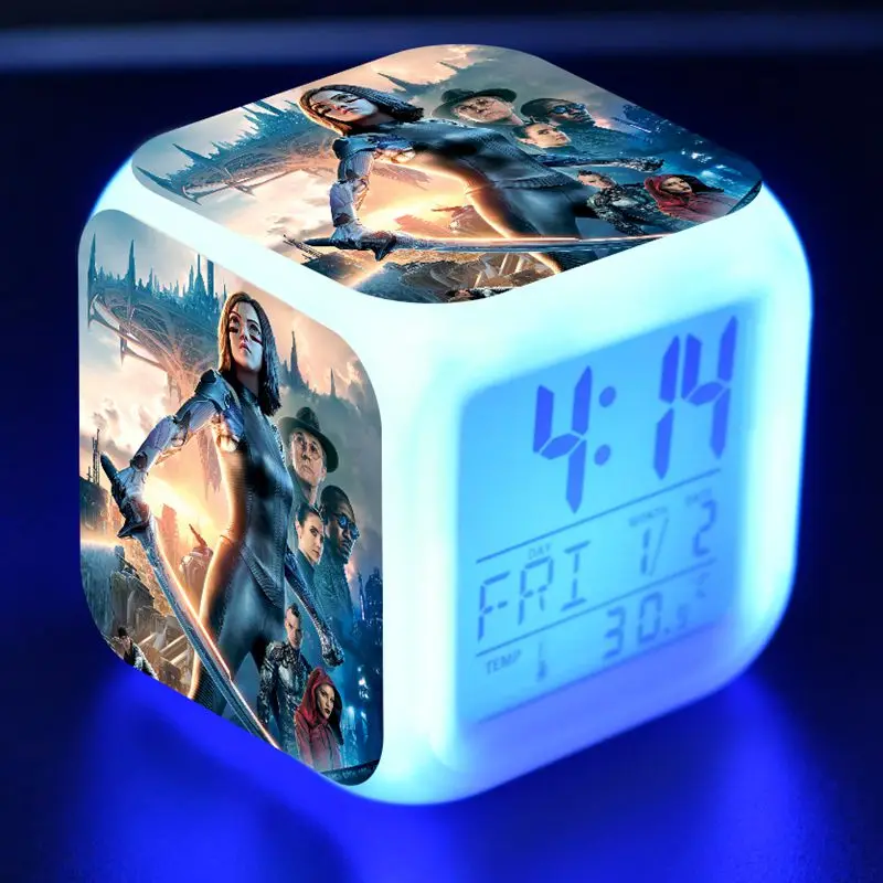 Alita: Battle Angel Figure Led Colorful Flash light Desk Alarm Clock Alita Battle Angel Movie Figma Toys
Alita: Battle Angel Figure Led Colorful Flash light Desk Alarm Clock Alita Battle Angel Movie Figma Toys