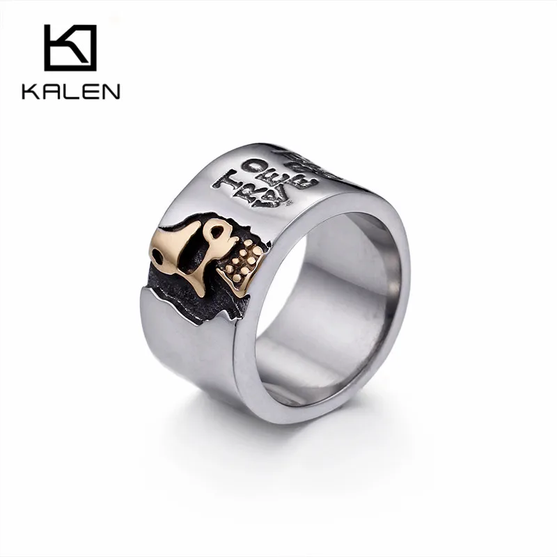 KALEN Punk Stainless Steel Silver Skull Rings For Men Metal Half Face Skeleton Rings Motto Charm Finger Ring Size 8-12 For Party
KALEN Punk Stainless Steel Silver Skull Rings For Men Metal Half Face Skeleton Rings Motto Charm Finger Ring Size 8-12 For Party