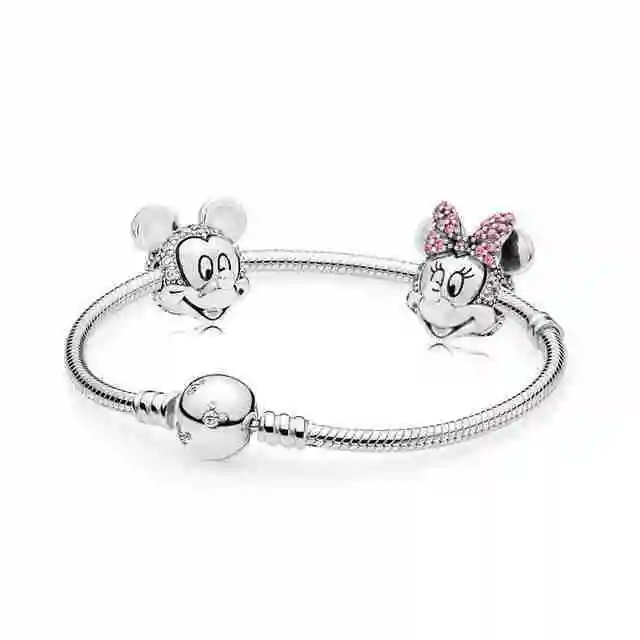 

Fanier 100% 925 Sterling Silver Security Rau0542 New Fairy Tale From Animated Drawings Jewel Clip Bracelet Suitable For Winter