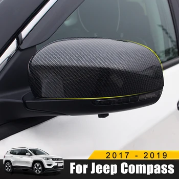 ABS Carbon Fiber Car Styling Rear View Side Mirror Cover Case Shell Trims Fit For Jeep Compass 2017 2018 2019 2020 Accessories
ABS Carbon Fiber Car Styling Rear View Side Mirror Cover Case Shell Trims Fit For Jeep Compass 2017 2018 2019 2020 Accessories