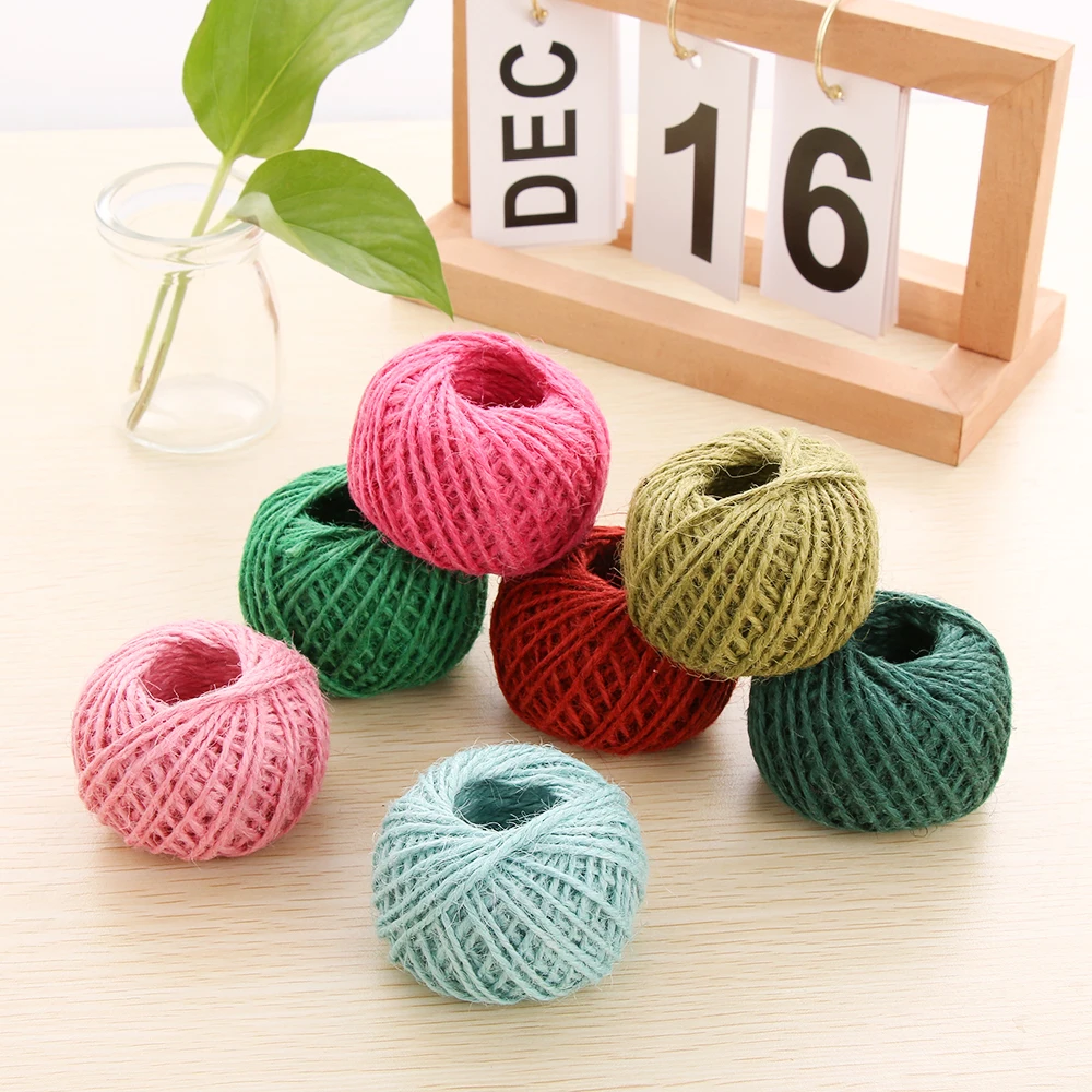 Colorful 30/50M Natural Burlap Hessian Jute Twine Cord Hemp Rope String Gift Packing Strings Event & Party Supplies
Colorful 30/50M Natural Burlap Hessian Jute Twine Cord Hemp Rope String Gift Packing Strings Event & Party Supplies