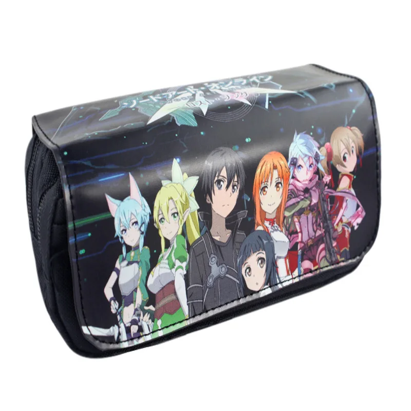 Anime Sword Art Online SAO Kirito Asuan Zipper Pencil Case Cosmetic Pouch Wallet Purse Bag
Anime Sword Art Online SAO Kirito Asuan Zipper Pencil Case Cosmetic Pouch Wallet Purse Bag