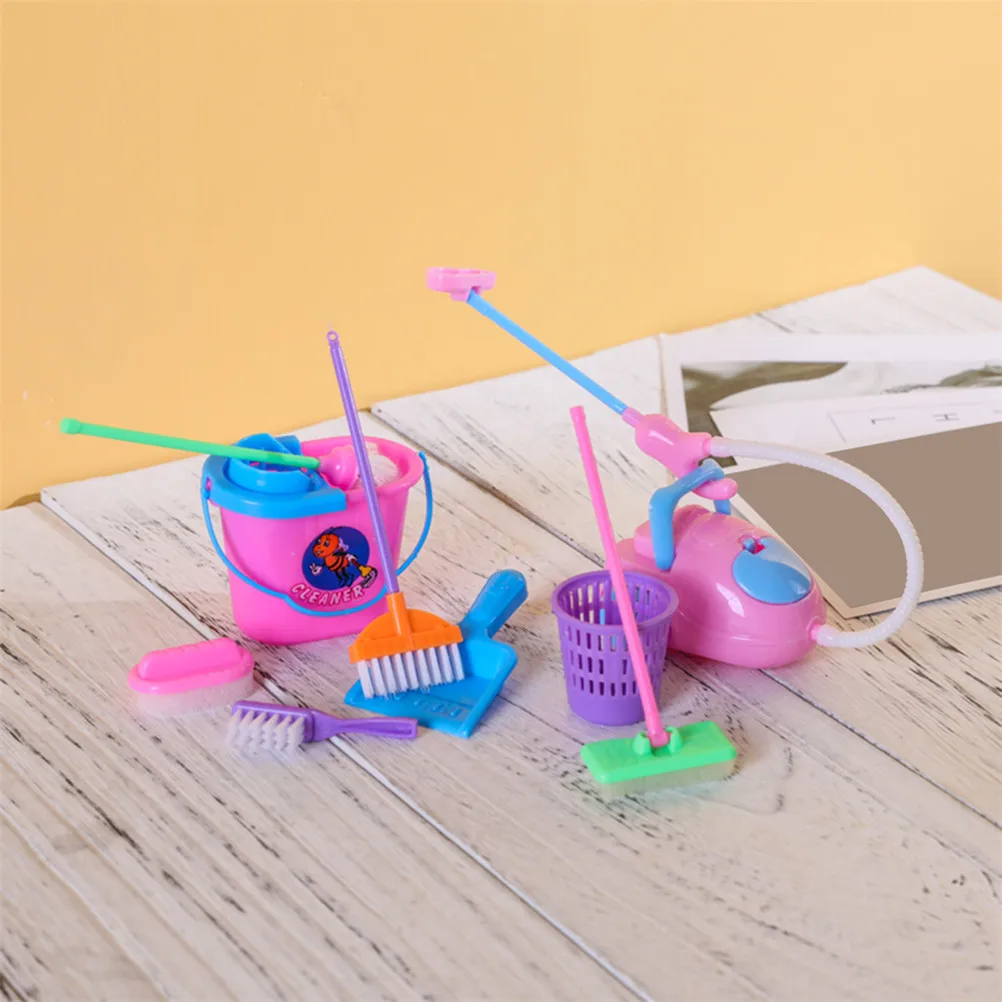MrY 9Pcs/set Girl House Dolls Furniture Cleaning Kit Set Home Furnishing Funny Vacuum Cleaner Mop Broom Tools Pretend Play Toys
MrY 9Pcs/set Girl House Dolls Furniture Cleaning Kit Set Home Furnishing Funny Vacuum Cleaner Mop Broom Tools Pretend Play Toys