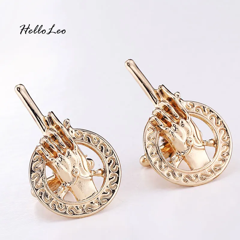 2 color Game of Thrones Paragraph Jewelry cuff links Fashion hand French shirt Luxury cufflink for men
2 color Game of Thrones Paragraph Jewelry cuff links Fashion hand French shirt Luxury cufflink for men