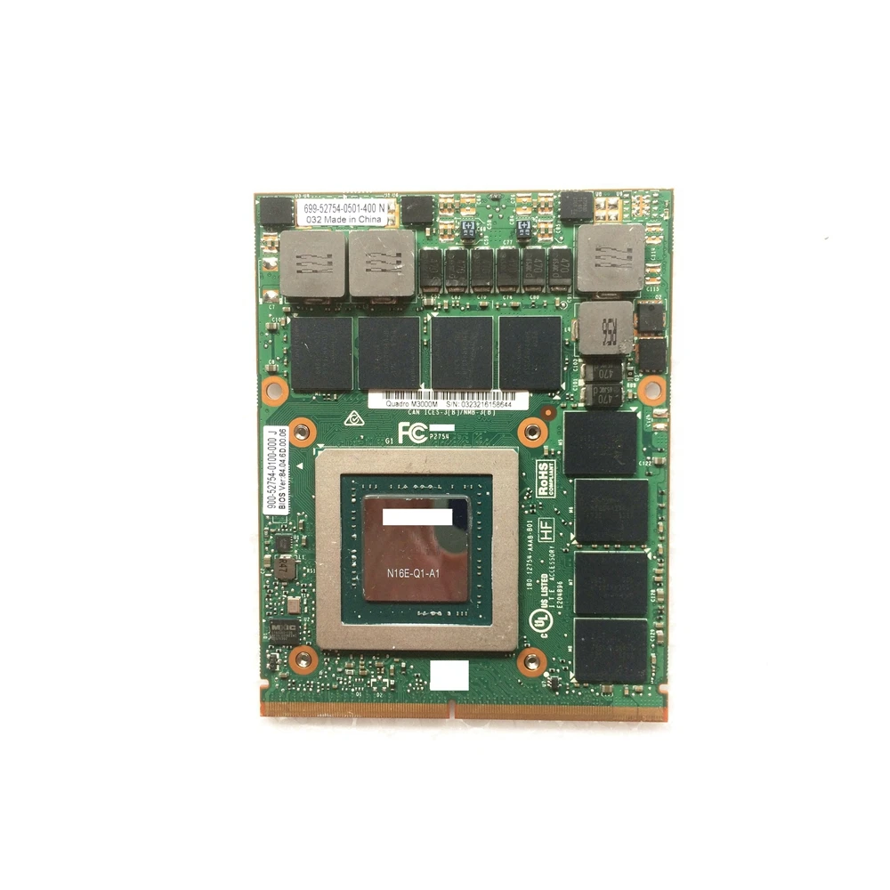 CN-0H99YY 0H99YY H99YY Quadro M3000M 4 ГБ GDDR5 MXM 3.0b видеокарта N16E-Q1-A1 для прецизионного ноутбука 7710