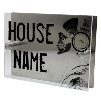 Skull Outdoor Signs Personalized Modern House Address Number Door Sign Plaque Street Acrylic Transparent Glass TOP Plaques
Skull Outdoor Signs Personalized Modern House Address Number Door Sign Plaque Street Acrylic Transparent Glass TOP Plaques