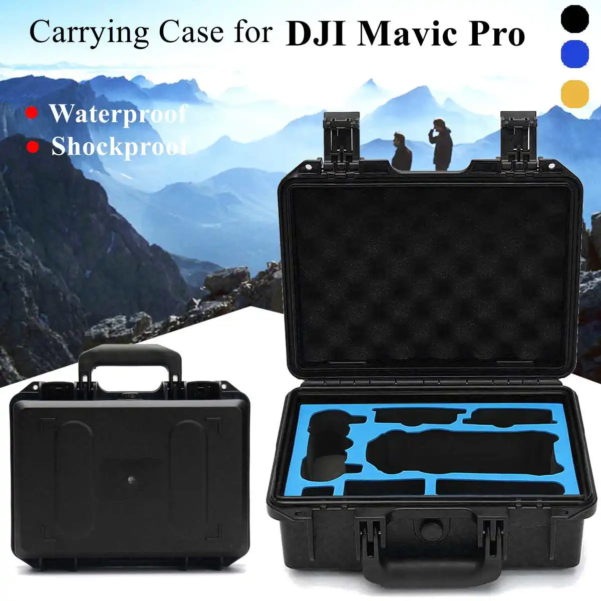 Carring Case Protective Portable Box Waterproof Rainproof ABS+EVA Hard Shell Bag for DJI Mavic Pro RC Drone
Carring Case Protective Portable Box Waterproof Rainproof ABS+EVA Hard Shell Bag for DJI Mavic Pro RC Drone
