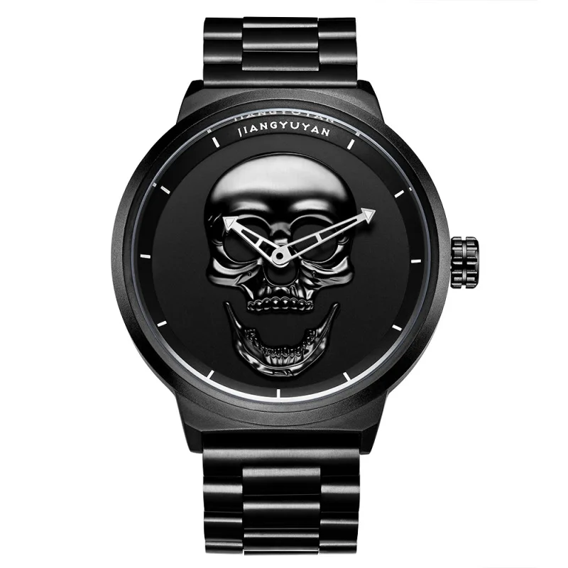New arrival fashion men's watches skull waterproof stainless steel quartz wristwatches lovers best gift
New arrival fashion men's watches skull waterproof stainless steel quartz wristwatches lovers best gift