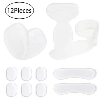 12Pcs/Set Silicone Foot Protector Set 4 in 1 Combination Prevent Grinding Feet Front Palm Pad Bone Care Back Heel Patch
12Pcs/Set Silicone Foot Protector Set 4 in 1 Combination Prevent Grinding Feet Front Palm Pad Bone Care Back Heel Patch