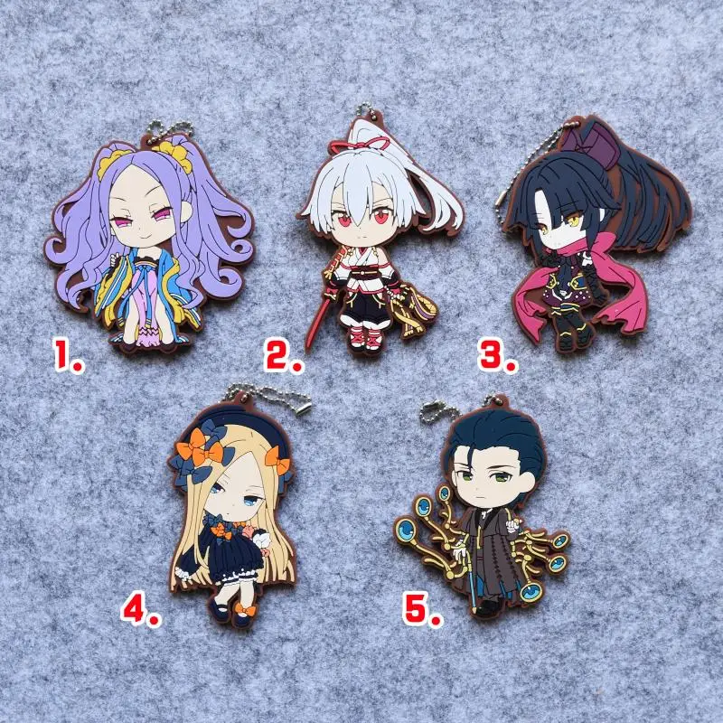 Fate/Grand Order Anime FGO Wu Zetian Tomoe Gozen Kato Danzo Abigail Williams Sherlock Holmes Rubber Strap Keychain
Fate/Grand Order Anime FGO Wu Zetian Tomoe Gozen Kato Danzo Abigail Williams Sherlock Holmes Rubber Strap Keychain
