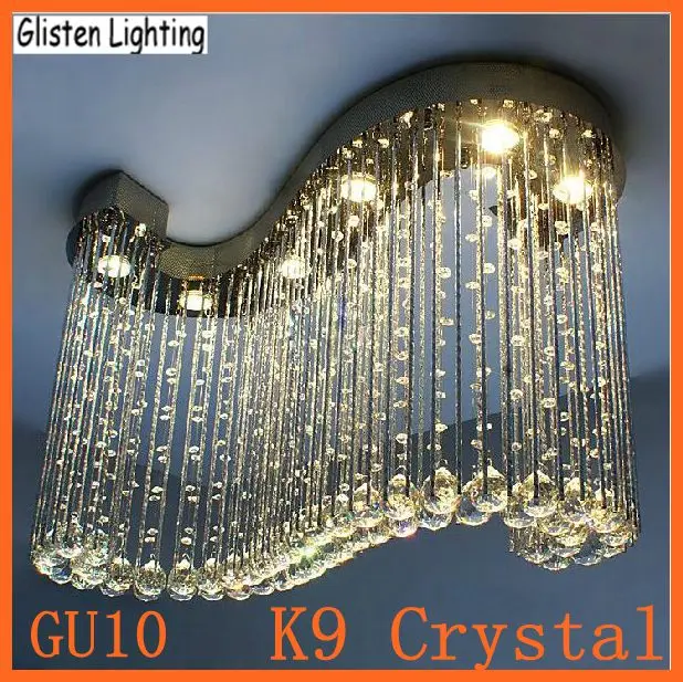 Modern Luster Crystal Chandeliers Lighting Fitting S Shape Crystal Wave Pendant Lamp For Foyer Dining Room Restaurant Decoration
Modern Luster Crystal Chandeliers Lighting Fitting S Shape Crystal Wave Pendant Lamp For Foyer Dining Room Restaurant Decoration