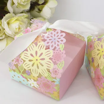 50pcs/lot DIY Hollow Pink Color Wedding Candy Box With White Free Ribbon Beautiful Flower Printed Wedding Decoration Gift Box
50pcs/lot DIY Hollow Pink Color Wedding Candy Box With White Free Ribbon Beautiful Flower Printed Wedding Decoration Gift Box