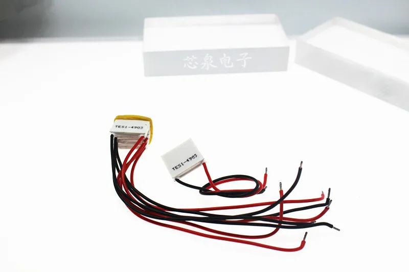 Semi Conductive Cooling Sheet TES1-4903 20*20MM Small Power 5V3A Beauty Instrument Laser Medical Cooling
Semi Conductive Cooling Sheet TES1-4903 20*20MM Small Power 5V3A Beauty Instrument Laser Medical Cooling