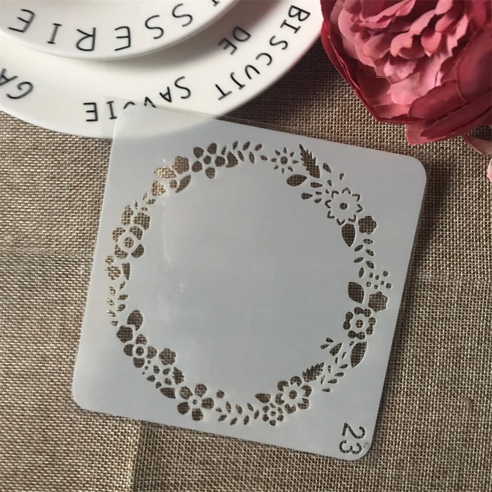 1Pcs 13cm Floral Circle DIY Layering Stencils Wall Painting Scrapbook Coloring Embossing Album Decorative Card Template
1Pcs 13cm Floral Circle DIY Layering Stencils Wall Painting Scrapbook Coloring Embossing Album Decorative Card Template