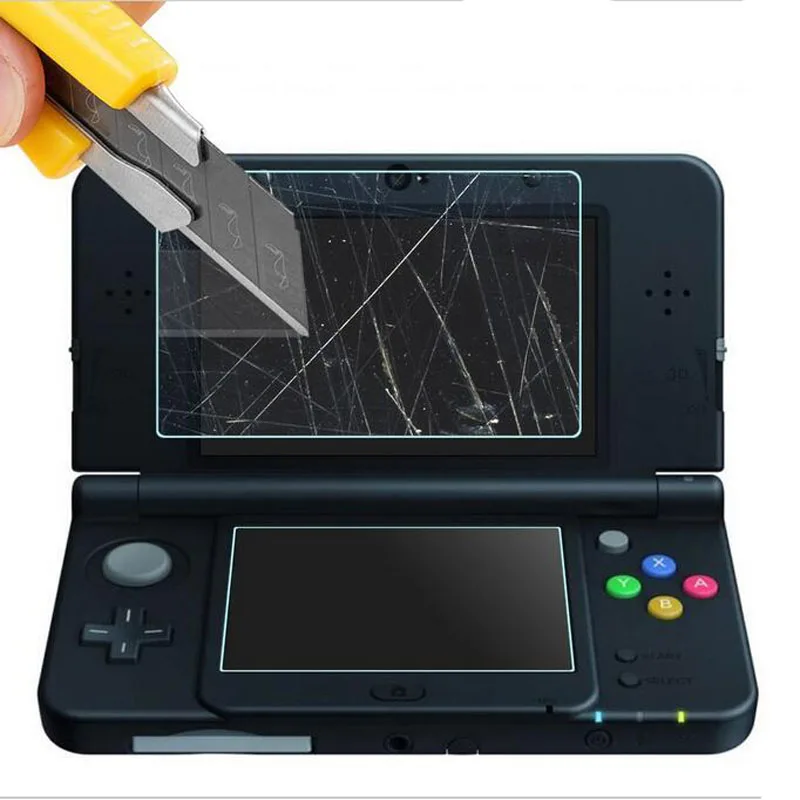 Top Tempered Glass LCD Screen Protector+Bottom PET Clear Full Cover Protective Film Guard for Nintendo Small New 3DS Console
Top Tempered Glass LCD Screen Protector+Bottom PET Clear Full Cover Protective Film Guard for Nintendo Small New 3DS Console