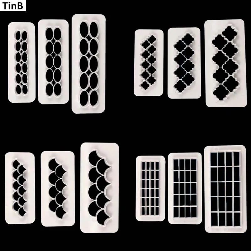 New Geometry fondant Cookie Cutter Cake Cutter DIY Bakeware Cake Mold Baking Tool Sugarcraft Pastry Fodant Cake Decorating Tools
New Geometry fondant Cookie Cutter Cake Cutter DIY Bakeware Cake Mold Baking Tool Sugarcraft Pastry Fodant Cake Decorating Tools