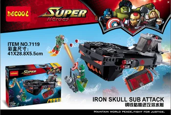 Decool 7119 The steel skeleton attacked the submarine. 335 pcs Legoings 3D DIY Figures toys for children educational building
Decool 7119 The steel skeleton attacked the submarine. 335 pcs Legoings 3D DIY Figures toys for children educational building