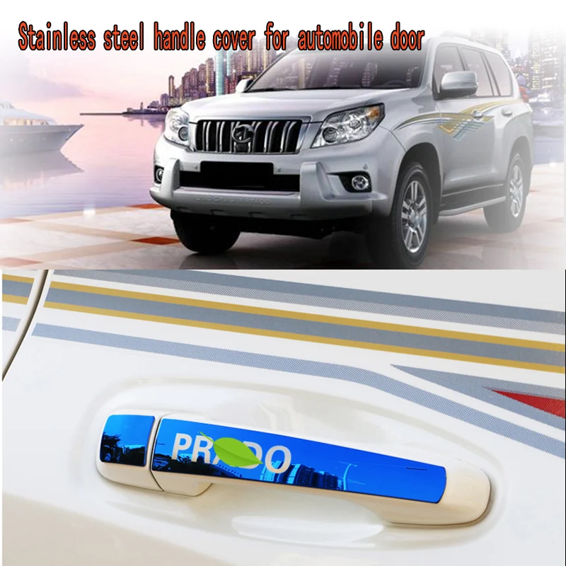 Karcng 8 pcs/set Car door handle cover stainless steel Chrome decorative sticker for Toyota Land Cruiser Prado FJ150 Accessories
Karcng 8 pcs/set Car door handle cover stainless steel Chrome decorative sticker for Toyota Land Cruiser Prado FJ150 Accessories
