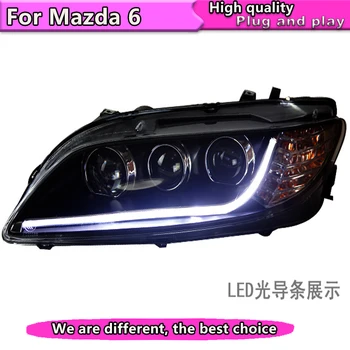 Car Styling for TLZ Mazda 6 Headlights 2004-2012 for Mazda6 LED Headlight DRL Lens Double Beam H7 HID Xenon bi xenon lens
Car Styling for TLZ Mazda 6 Headlights 2004-2012 for Mazda6 LED Headlight DRL Lens Double Beam H7 HID Xenon bi xenon lens
