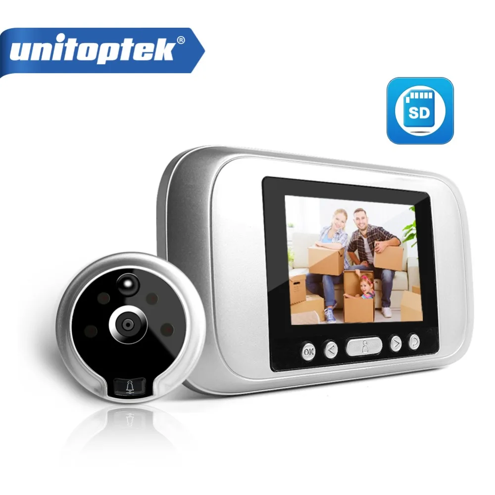 

3.2" LCD Digital Peephole Viewer PIR Door Eye Doorbell Video Intercom HD 720P 960P IR Camera Night Vision PIR Motion Detection