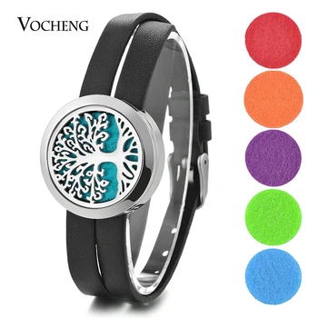 10pcs/lot Aromatherapy Diffuser Locket Bracelet Tree 316L Stainless Steel Double Leather without Oil Pads VA-803*10
10pcs/lot Aromatherapy Diffuser Locket Bracelet Tree 316L Stainless Steel Double Leather without Oil Pads VA-803*10