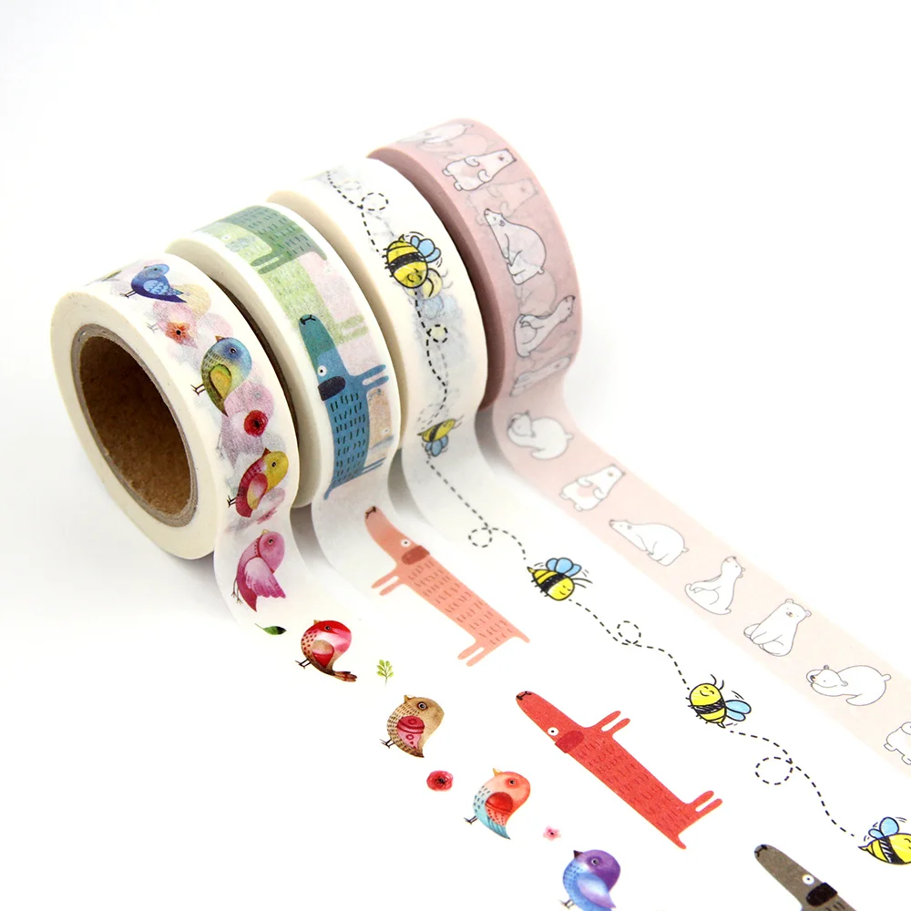 New 1X 10m floral, cute animal, fruit washi tape adhesive masking DIY Scrapbooking school supply tape
New 1X 10m floral, cute animal, fruit washi tape adhesive masking DIY Scrapbooking school supply tape