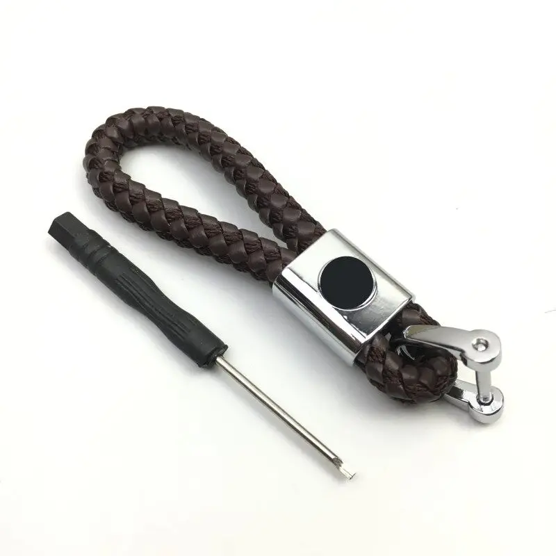 Colorful Leather Car Keyring Keychain Braided Key Rings chain Holder For Toyota Mazda Kia Benz Bmw Peugeot Hyundai Ford Car Keys
Colorful Leather Car Keyring Keychain Braided Key Rings chain Holder For Toyota Mazda Kia Benz Bmw Peugeot Hyundai Ford Car Keys