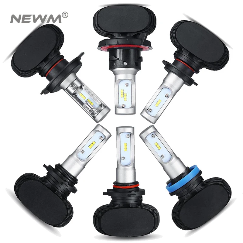2PCS S1 H1 H3 H8 H11 H4 Led H7 Bulb Auto Car Headlight High Low Beam 50W 8000LM 12V 24V Fog Light Kit Super Bright Car Lights
2PCS S1 H1 H3 H8 H11 H4 Led H7 Bulb Auto Car Headlight High Low Beam 50W 8000LM 12V 24V Fog Light Kit Super Bright Car Lights