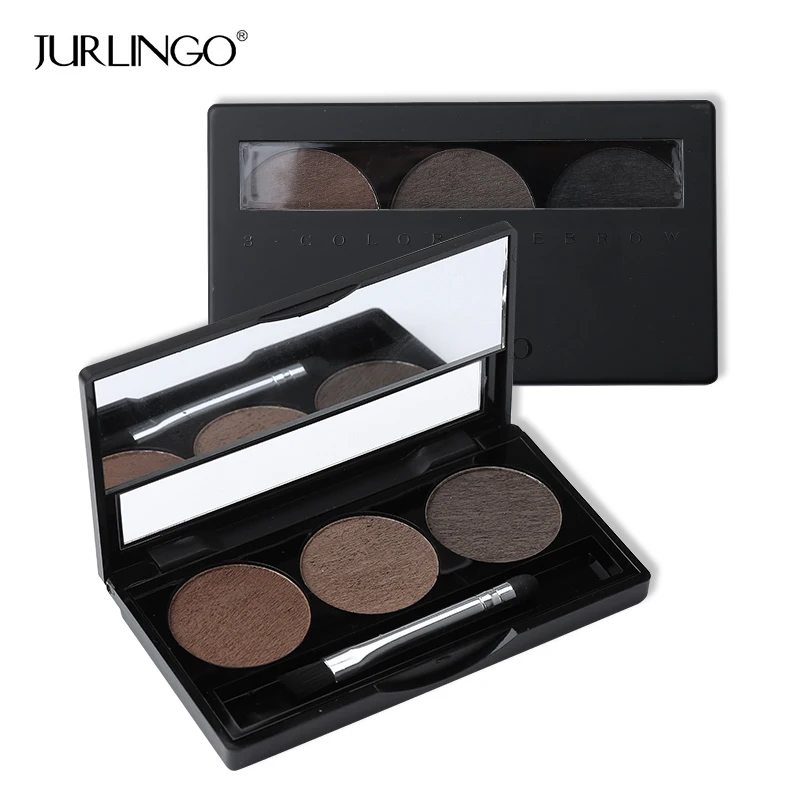 3 Color Eye Makeup Waterproof Eye Brow Enhancer Palette Eyebrow Powder Shaping Make Up Brush With Mirror JURLINGO Cosmetics Set
3 Color Eye Makeup Waterproof Eye Brow Enhancer Palette Eyebrow Powder Shaping Make Up Brush With Mirror JURLINGO Cosmetics Set