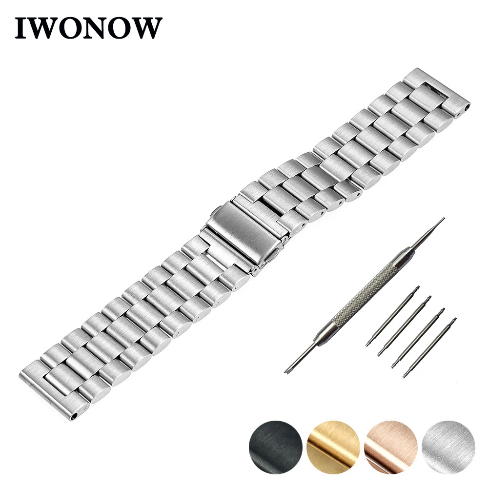 Stainless Steel Watch Band 22mm for Asus ZenWatch 1 2 Men WI500Q WI501Q Folding Clasp Strap Wrist Belt Bracelet Black Silver
Stainless Steel Watch Band 22mm for Asus ZenWatch 1 2 Men WI500Q WI501Q Folding Clasp Strap Wrist Belt Bracelet Black Silver