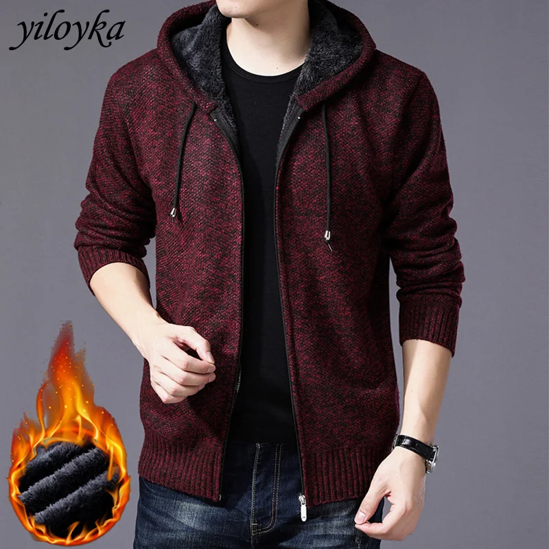 New Plus Velvet Turtleneck Sweater Men 2019 Winter Thick Warm Cardigan Men With Hood Sweaters for Men Zipper Knittwear Coats
New Plus Velvet Turtleneck Sweater Men 2019 Winter Thick Warm Cardigan Men With Hood Sweaters for Men Zipper Knittwear Coats