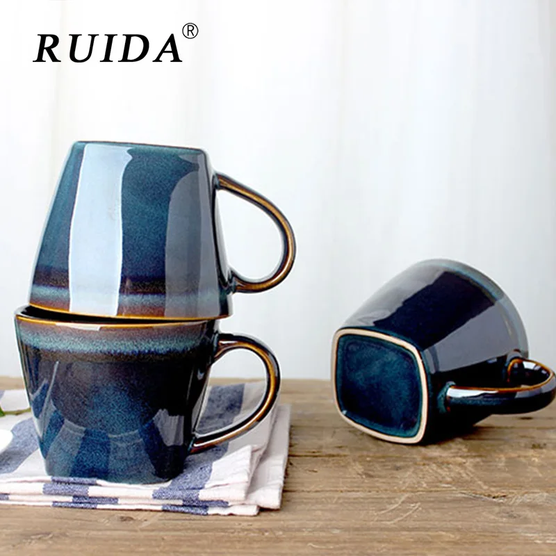 RUIDA Handmade Ceramic Coffee Tea Milk Mug High Quality Brief Pottery Cups and Mugs with Handgrip Personality Cup Drinkware Gift
RUIDA Handmade Ceramic Coffee Tea Milk Mug High Quality Brief Pottery Cups and Mugs with Handgrip Personality Cup Drinkware Gift