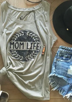 Tank Tops Women Summer Sleeveless Fashion Mom Life Olive Branches Print Tank Femme Casual O-Neck Tank Light Grey Ladies Tops Tee
Tank Tops Women Summer Sleeveless Fashion Mom Life Olive Branches Print Tank Femme Casual O-Neck Tank Light Grey Ladies Tops Tee