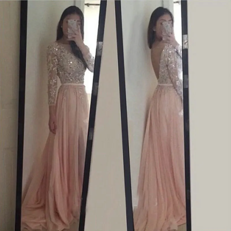 2018 Sparkle Exquisite Formal Evening prom gown robe de mariee Long Sleeves Beading Crystal Chiffon Mother of the Bride Dresses
2018 Sparkle Exquisite Formal Evening prom gown robe de mariee Long Sleeves Beading Crystal Chiffon Mother of the Bride Dresses
