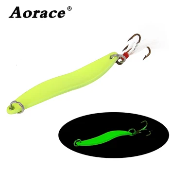 Metal Spinner Spoon Fishing Lure Hard Bait Sequins Noise Paillette with Feather Treble Hook Luminous Fishing Tackle5g 7g 10g 13g
Metal Spinner Spoon Fishing Lure Hard Bait Sequins Noise Paillette with Feather Treble Hook Luminous Fishing Tackle5g 7g 10g 13g