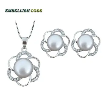 fine jewelry sets round flower shape earring pendant natural white AAA+ good quality pearls nice gift for LADY
fine jewelry sets round flower shape earring pendant natural white AAA+ good quality pearls nice gift for LADY