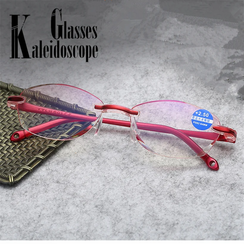 Men Women Rimless Reading Glasses Anti-blue Light Glasses Presbyopia Hyperopia Magnifier Spectacles Eyeglasses +1.5 2.0 2.5 3
Men Women Rimless Reading Glasses Anti-blue Light Glasses Presbyopia Hyperopia Magnifier Spectacles Eyeglasses +1.5 2.0 2.5 3