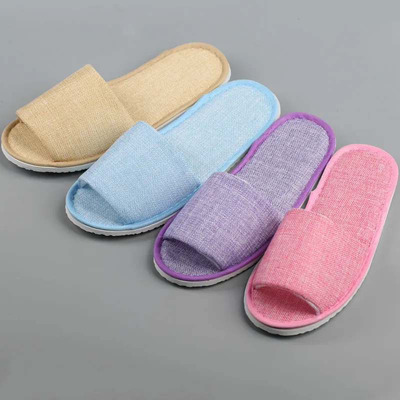10 pairs Disposable Slippers Hotel Beauty Salon Room open toe Slippers Washable Non-slip Comfortable Couple men Travel Slippers
10 pairs Disposable Slippers Hotel Beauty Salon Room open toe Slippers Washable Non-slip Comfortable Couple men Travel Slippers