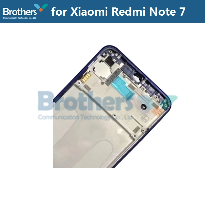 Front Frame For Xiaomi Redmi Note 7 Screen Bezel Holder for Xiaomi Redmi Note 7 LCD Plate Housing Phone Replacement Black Blue (1)