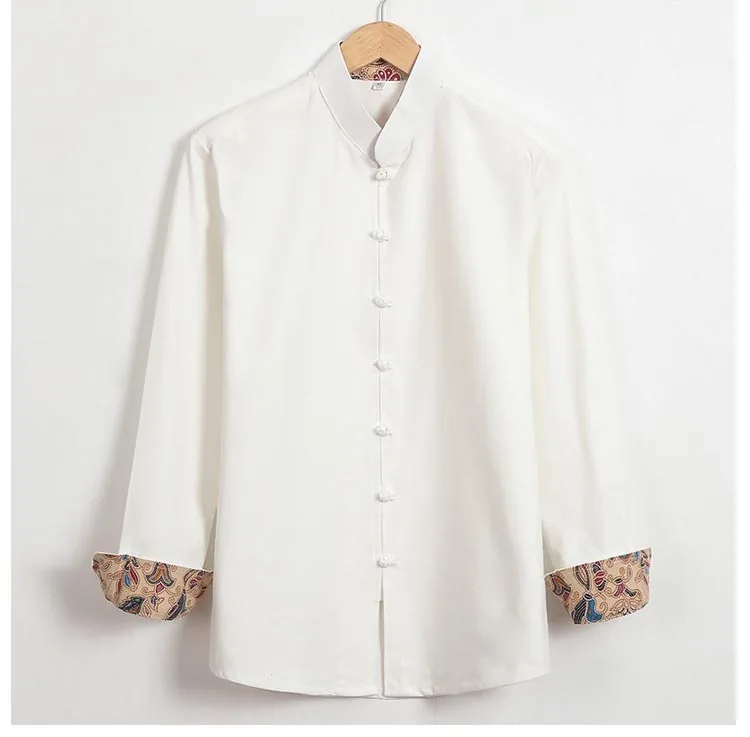 100% Cotton Autumn New Men's Long Sleeve Kung Fu Shirt Traditional Chinese Improved Loose Blouse Tops YZT090511
100% Cotton Autumn New Men's Long Sleeve Kung Fu Shirt Traditional Chinese Improved Loose Blouse Tops YZT090511