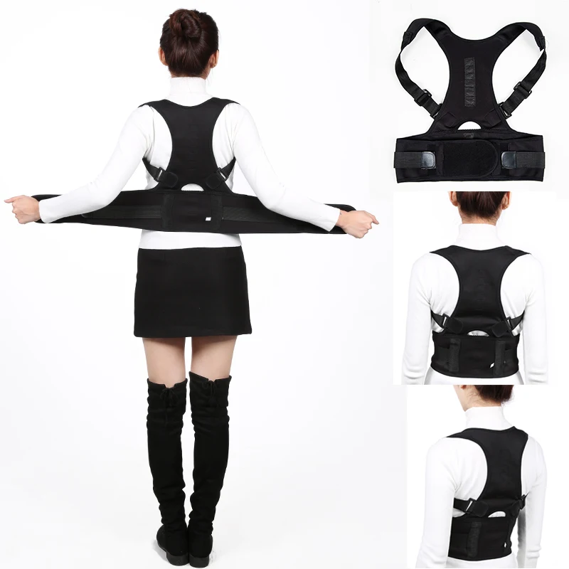 Adjustable Magnets Back Support Posture Corrector Women Men's Medical Corset Back Therapy Posture Brace Back Support Belt PC102
Adjustable Magnets Back Support Posture Corrector Women Men's Medical Corset Back Therapy Posture Brace Back Support Belt PC102