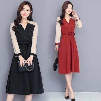 Plus Size 5xl Midi Dress Vestido De Festa Patchwork A-line Women Dress Ukraine Robe Femme Stylish Ol Dress Elegant Vestidos
Plus Size 5xl Midi Dress Vestido De Festa Patchwork A-line Women Dress Ukraine Robe Femme Stylish Ol Dress Elegant Vestidos