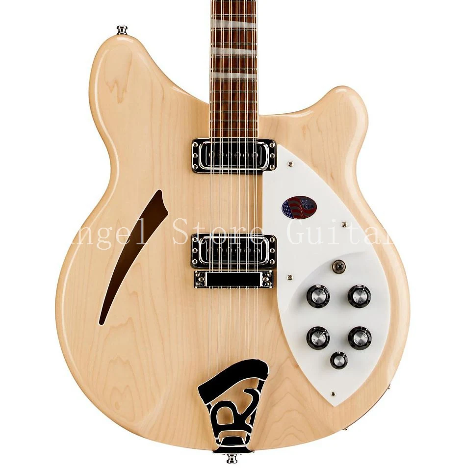 New Custom Ric Guitar natural wood 360 12 Strings Electric Guitar Semi Hollow Body Triangle Mother Of Pearloid Fingerboard China
New Custom Ric Guitar natural wood 360 12 Strings Electric Guitar Semi Hollow Body Triangle Mother Of Pearloid Fingerboard China