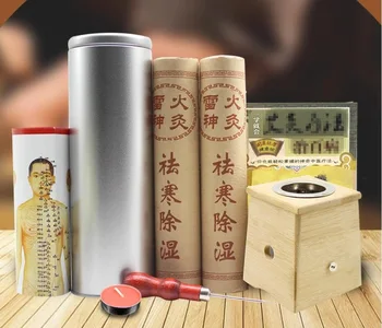 4 cm special moxibustion box with 10 pcs herb moxibustion moxa strip fire moxibustion massage set
4 cm special moxibustion box with 10 pcs herb moxibustion moxa strip fire moxibustion massage set