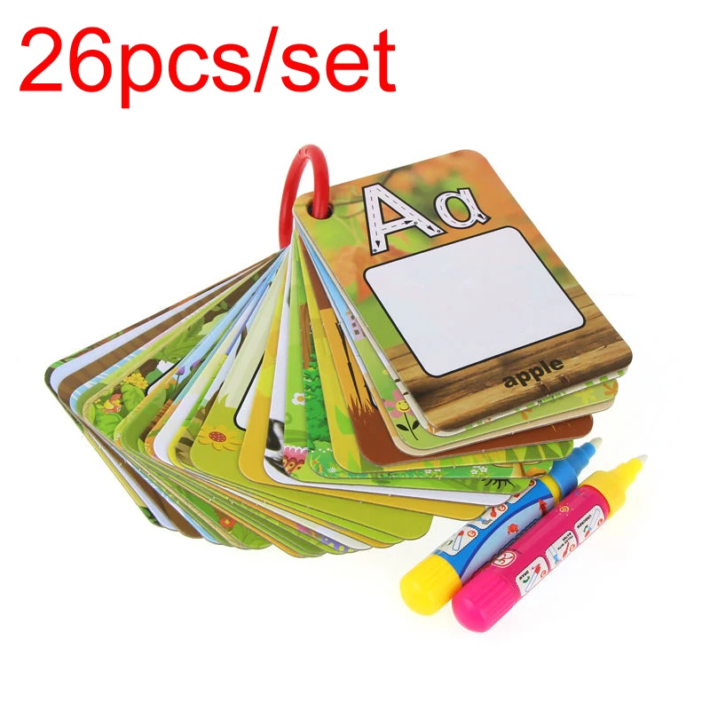 Children 26 Letters 3D Early Education Cognitive Puzzle Card Water Painting Graffiti Drawing Board Colouring Baby Book board Toy
Children 26 Letters 3D Early Education Cognitive Puzzle Card Water Painting Graffiti Drawing Board Colouring Baby Book board Toy